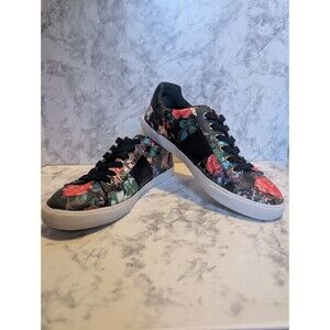 GBG Los Angeles Shoes Women Sz 10M Maura 3-R Floral Fashion Casual Sneakers